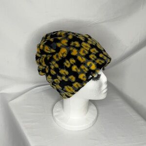 The North Face Gold and Black Hat